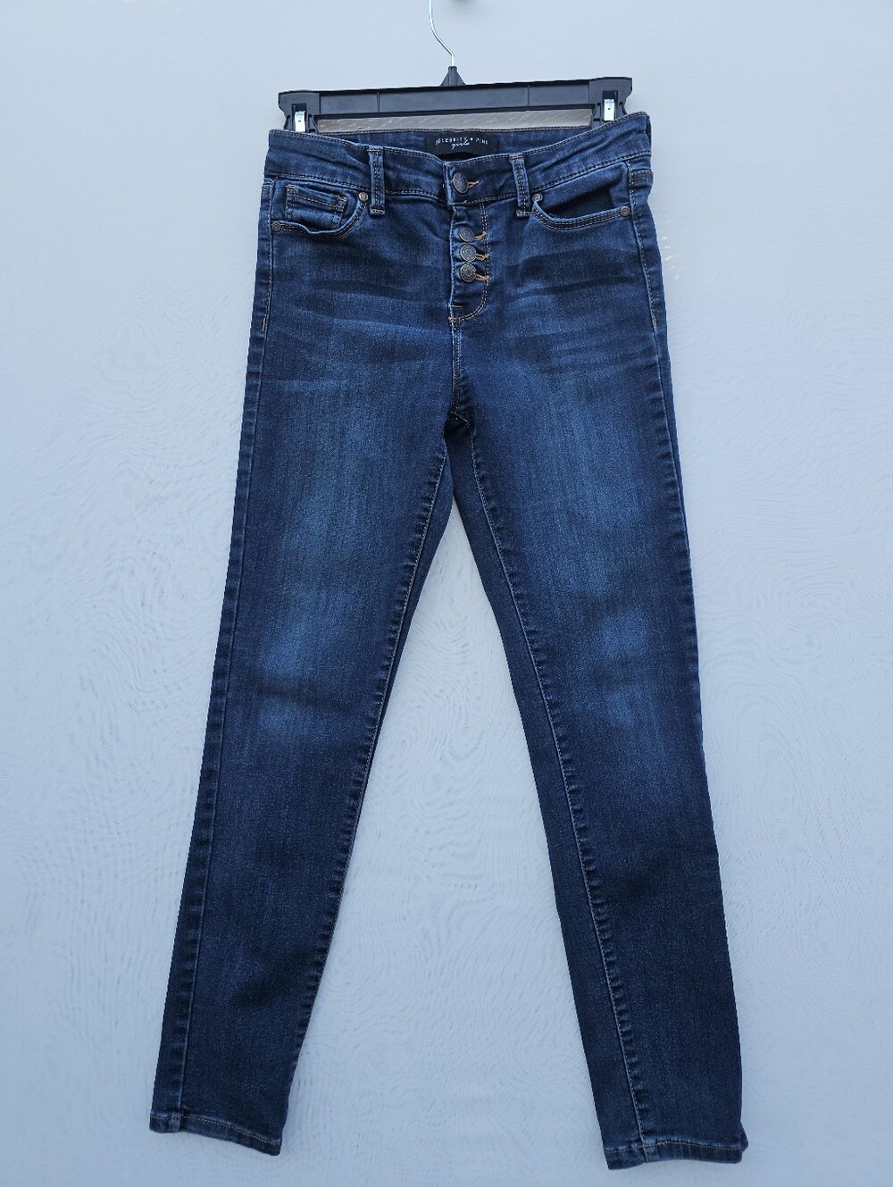 Celebrity Pink Girls Button-Fly Skinny Jeans Size 14